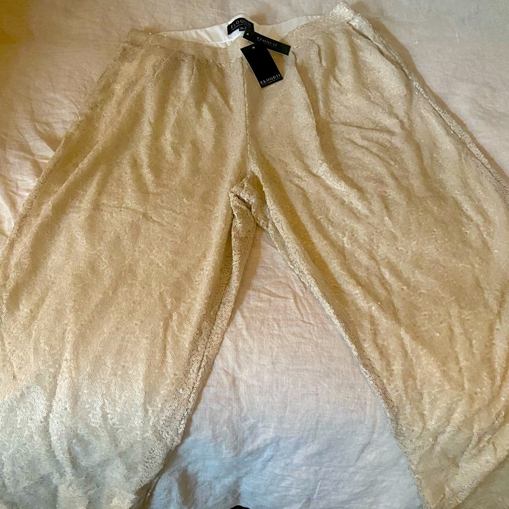 NEW ELOQUII Sequin Pants